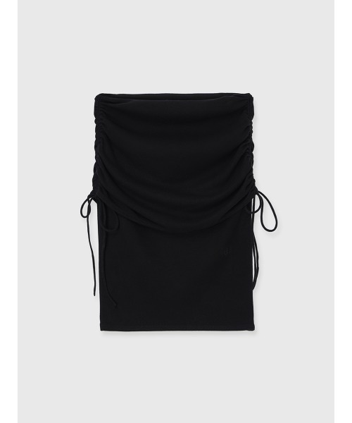 EIMY ISTOIRE(エイミーイストワール)の「PEACH OFFSHOULDER TOPS(Tシャツ/カットソー・レディース・ブラック/ライトピンク/ホワイト・F)」の2枚目の写真