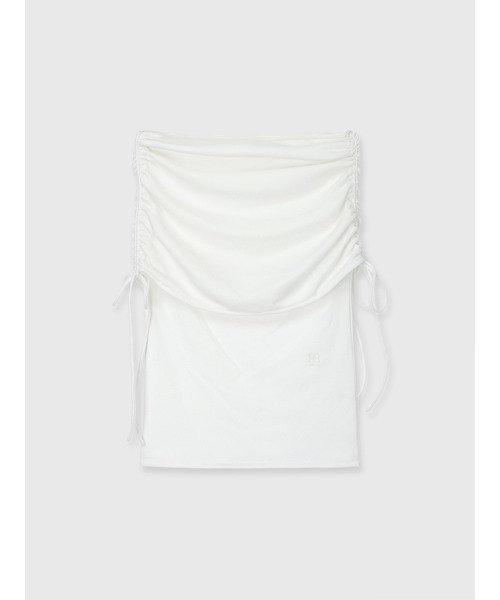 EIMY ISTOIRE(エイミーイストワール)の「PEACH OFFSHOULDER TOPS(Tシャツ/カットソー・レディース・ブラック/ライトピンク/ホワイト・F)」の19枚目の写真