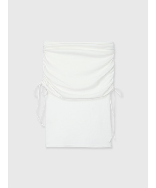 EIMY ISTOIRE(エイミーイストワール)の「PEACH OFFSHOULDER TOPS(Tシャツ/カットソー・レディース・ブラック/ライトピンク/ホワイト・F)」の20枚目の写真