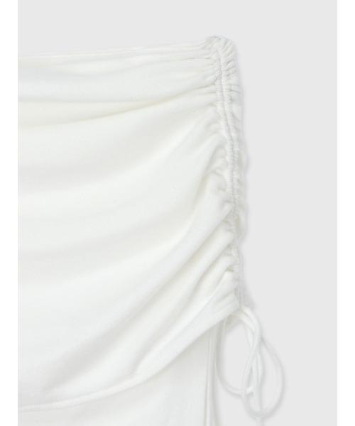 EIMY ISTOIRE(エイミーイストワール)の「PEACH OFFSHOULDER TOPS(Tシャツ/カットソー・レディース・ブラック/ライトピンク/ホワイト・F)」の22枚目の写真