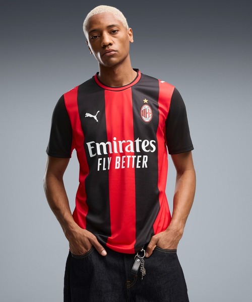 PUMA мужская футболка 2026‑27 AC Milan домашняя реплика, короткий рукав