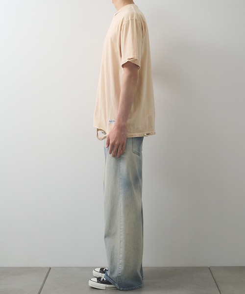 FACCIES（ファチーズ）の「【FACCIES】AGINGA FADE TEE(HEARD)（Tシャツ/カットソー・メンズ・ブラック/クリーム/ライトブルー・2/1）」の16枚目の写真