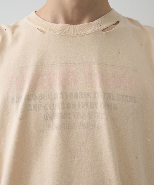 FACCIES（ファチーズ）の「【FACCIES】AGINGA FADE TEE(HEARD)（Tシャツ/カットソー・メンズ・ブラック/クリーム/ライトブルー・2/1）」の19枚目の写真