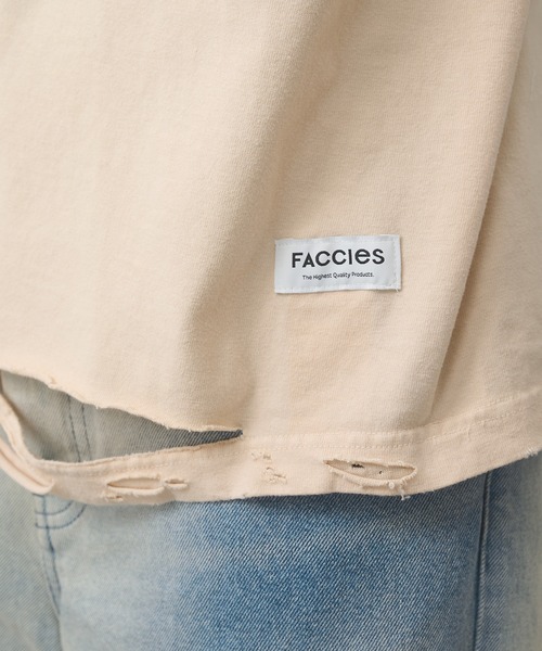 FACCIES（ファチーズ）の「【FACCIES】AGINGA FADE TEE(HEARD)（Tシャツ/カットソー・メンズ・ブラック/クリーム/ライトブルー・2/1）」の20枚目の写真