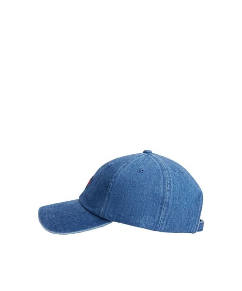 tommy jeans(トミー ジーンズ)の「ユニセックス ヘリテージデニムキャップ(キャップ・メンズ・ブルー・FREE)」の3枚目の写真