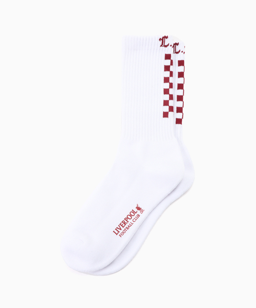 417 EDIFICE(フォーワンセブンエディフィス)の「【Liverpool FC / リバプール FC】SOX B(ソックス/靴下・メンズ・ブラック/ホワイト/グリーン・FREE)」の2枚目の写真