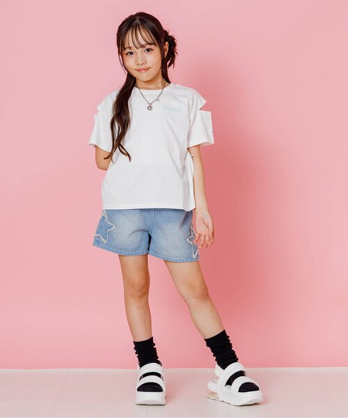 algy(アルジー)の「アソートデニムショートパンツ(その他パンツ・キッズ・サックスブルー/ブルー/ブラック・160/150/140/130/120)」の13枚目の写真