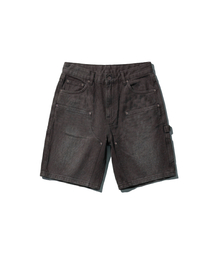 EXTRAORDINARY（エクストラオーディナリー）の「WASHED OXFORD DOUBLE KNEE SHORT BLACK（その他パンツ）」