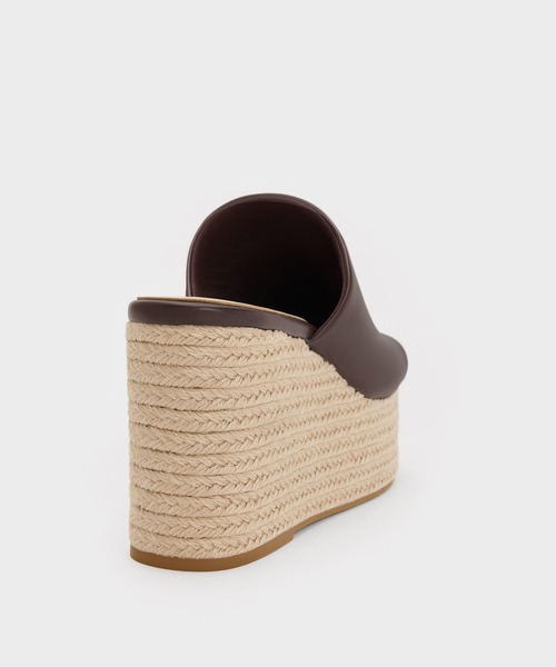 CHARLES & KEITH（チャールズ & キース）の「メタリックアクセント エスパドリーユウェッジ（サンダル・レディース・サンドベージュ/ブラック/マルーン・25cm/24.5cm/23.5cm/23cm/22.5cm/25.5cm）」の13枚目の写真