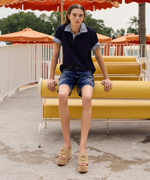 CHARLES & KEITH（チャールズ & キース）の「メタリックアクセント エスパドリーユウェッジ（サンダル・レディース・サンドベージュ/ブラック/マルーン・25cm/24.5cm/23.5cm/23cm/22.5cm/25.5cm）」の16枚目の写真
