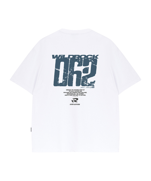 WILDROCK（ワイルドロック）の「WILD 062 クールコットンオーバーサイズ半袖Tシャツ（Tシャツ/カットソー・メンズ・イエロー/ピンク/ホワイト/ブラック/スカイブルー/チャコール/ブルー・SMALL/MEDIUM/LARGE）」の2枚目の写真