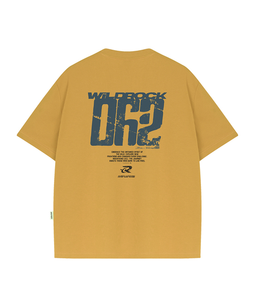 WILDROCK（ワイルドロック）の「WILD 062 クールコットンオーバーサイズ半袖Tシャツ（Tシャツ/カットソー・メンズ・イエロー/ピンク/ホワイト/ブラック/スカイブルー/チャコール/ブルー・SMALL/MEDIUM/LARGE）」の6枚目の写真
