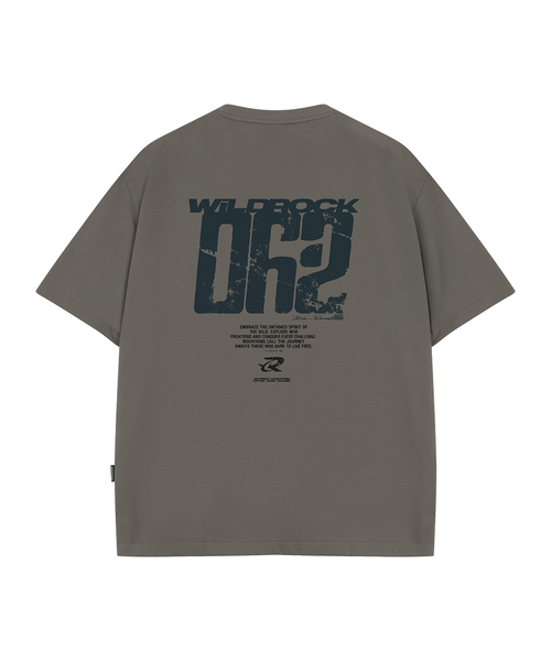 WILDROCK（ワイルドロック）の「WILD 062 クールコットンオーバーサイズ半袖Tシャツ（Tシャツ/カットソー・メンズ・イエロー/ピンク/ホワイト/ブラック/スカイブルー/チャコール/ブルー・SMALL/MEDIUM/LARGE）」の3枚目の写真