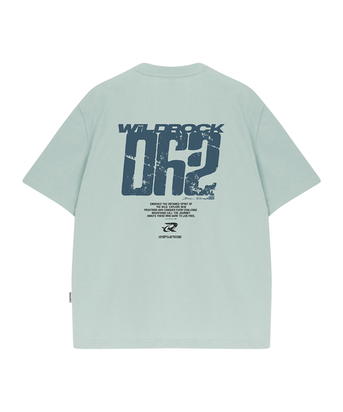 WILDROCK（ワイルドロック）の「WILD 062 クールコットンオーバーサイズ半袖Tシャツ（Tシャツ/カットソー・メンズ・イエロー/ピンク/ホワイト/ブラック/スカイブルー/チャコール/ブルー・SMALL/MEDIUM/LARGE）」の4枚目の写真