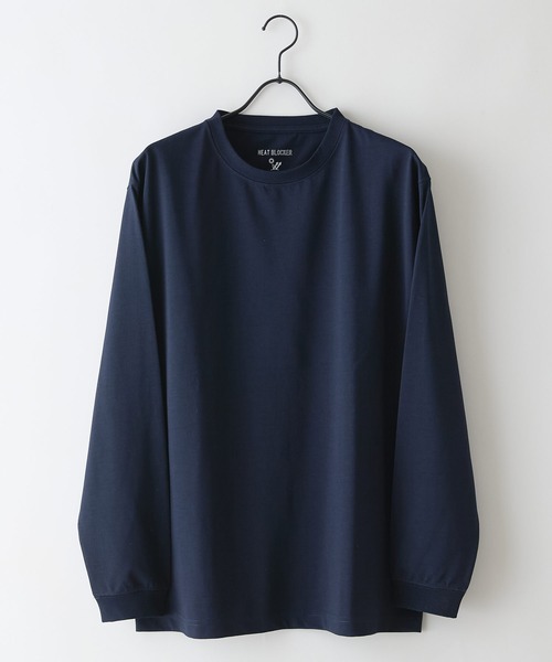 LB/S (エルビーエス)の「【HEAT BLOCKER/ヒートブロッカー】【まるで着る日傘!遮熱&UVカット】コットンライク クルーネックロンT 吸水速乾 アンチピリング イージーケア ユニセックス(Tシャツ/カットソー・メンズ・チャコールグレー/ブラック/ネイビー/ホワイト・MEDIUM/X-LARGE/LARGE)」の15枚目の写真