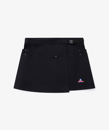 HOLUBAR（ホルバー）の「Trail Split Short Skirt Black（スカート）」