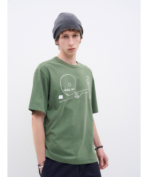 AFTERPRAY（アフタープレイ）の「セージアートピグメントTシャツグリーン（Tシャツ/カットソー・レディース・その他・SMALL/MEDIUM/LARGE）」の2枚目の写真