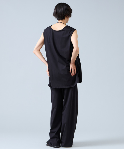 Liesse（リエス）の「エラスティックパンツ（その他パンツ・レディース・ブラウン/ブラック・3/2）」の5枚目の写真