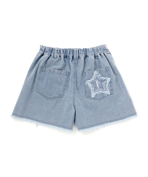 ZIDDY(ジディ)の「【接触冷感】ダメージショートパンツ(130~160cm)(デニムパンツ・キッズ・ブラック/ブルー・140cm/150cm/FREE/130cm)」の19枚目の写真
