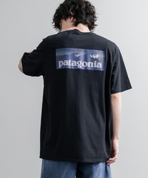 Patagonia パタゴニア M'S BOARDSHORT LOGO POCKET RESPONSIBILI-TEE 胸ポケット付きバックプリント半袖Tシャツ