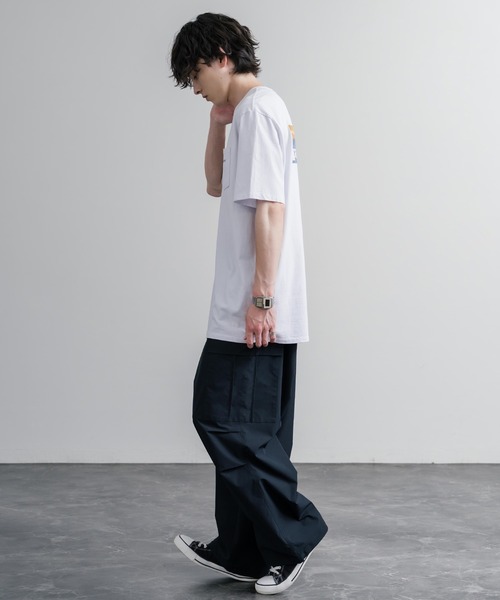 patagonia（パタゴニア）の「Patagonia パタゴニア M'S BOARDSHORT LOGO POCKET RESPONSIBILI-TEE 胸ポケット付きバックプリント半袖Tシャツ（Tシャツ/カットソー・メンズ・ブラック/ホワイト・XL/L/S/M）」の6枚目の写真
