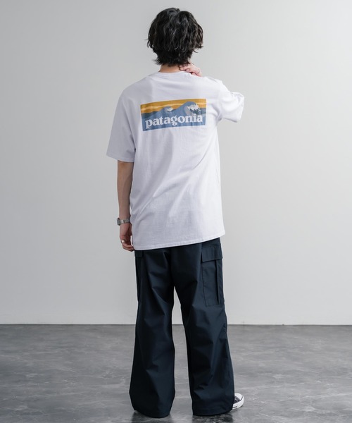 patagonia（パタゴニア）の「Patagonia パタゴニア M'S BOARDSHORT LOGO POCKET RESPONSIBILI-TEE 胸ポケット付きバックプリント半袖Tシャツ（Tシャツ/カットソー・メンズ・ブラック/ホワイト・XL/L/S/M）」の7枚目の写真