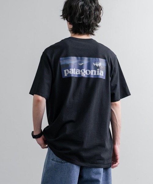 patagonia（パタゴニア）の「Patagonia パタゴニア M'S BOARDSHORT LOGO POCKET RESPONSIBILI-TEE 胸ポケット付きバックプリント半袖Tシャツ（Tシャツ/カットソー・メンズ・ブラック/ホワイト・XL/L/S/M）」の11枚目の写真