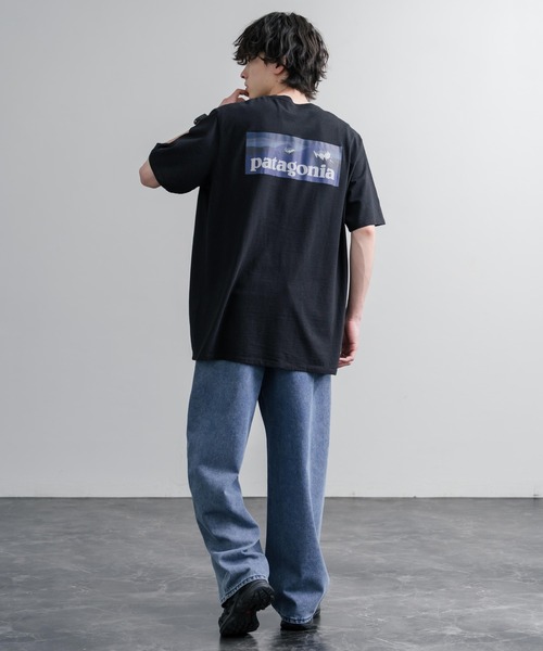 patagonia（パタゴニア）の「Patagonia パタゴニア M'S BOARDSHORT LOGO POCKET RESPONSIBILI-TEE 胸ポケット付きバックプリント半袖Tシャツ（Tシャツ/カットソー・メンズ・ブラック/ホワイト・XL/L/S/M）」の13枚目の写真