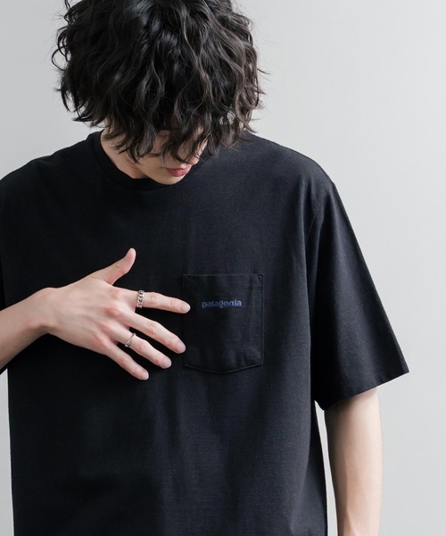 patagonia（パタゴニア）の「Patagonia パタゴニア M'S BOARDSHORT LOGO POCKET RESPONSIBILI-TEE 胸ポケット付きバックプリント半袖Tシャツ（Tシャツ/カットソー・メンズ・ブラック/ホワイト・XL/L/S/M）」の16枚目の写真