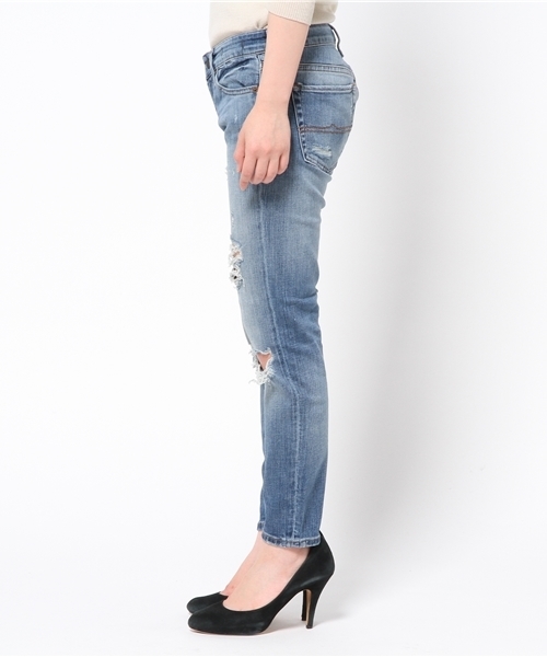 Denim & Supply Ralph Lauren（デニムアンドサプライラルフローレン）の「Kayla クロップド スキニー ジーンズ（デニムパンツ・レディース・ブルー・24/28/29/25/26/27）」の4枚目の写真