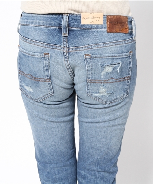 Denim & Supply Ralph Lauren（デニムアンドサプライラルフローレン）の「Kayla クロップド スキニー ジーンズ（デニムパンツ・レディース・ブルー・24/28/29/25/26/27）」の11枚目の写真