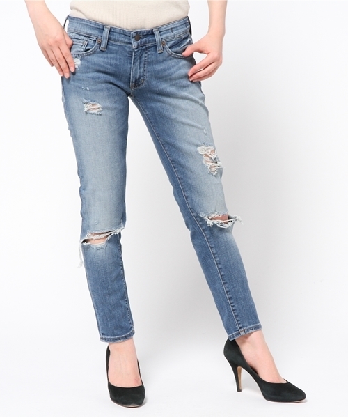 Denim & Supply Ralph Lauren（デニムアンドサプライラルフローレン）の「Kayla クロップド スキニー ジーンズ（デニムパンツ・レディース・ブルー・24/28/29/25/26/27）」の10枚目の写真