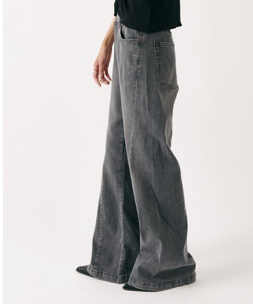 goocy（グーシー）の「ストレッチデニム切替パンツ（デニムパンツ・レディース・ブルー/ブラック・SMALL/MEDIUM）」の14枚目の写真