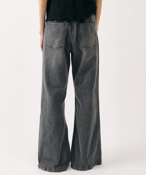 goocy（グーシー）の「ストレッチデニム切替パンツ（デニムパンツ・レディース・ブルー/ブラック・SMALL/MEDIUM）」の15枚目の写真