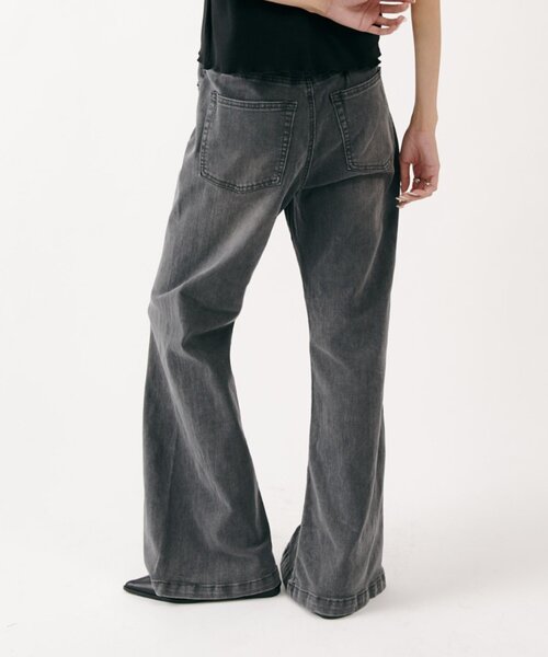 goocy（グーシー）の「ストレッチデニム切替パンツ（デニムパンツ・レディース・ブルー/ブラック・SMALL/MEDIUM）」の18枚目の写真