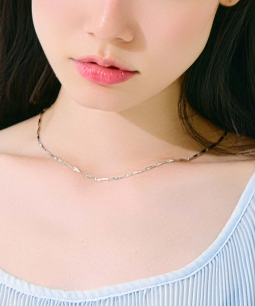 kiehtova(キエトヴァ)の「FINA CHAIN NECKLACE/フィナ チェーン ネックレス(ネックレス・レディース・シルバー/ゴールド・FREE)」の2枚目の写真