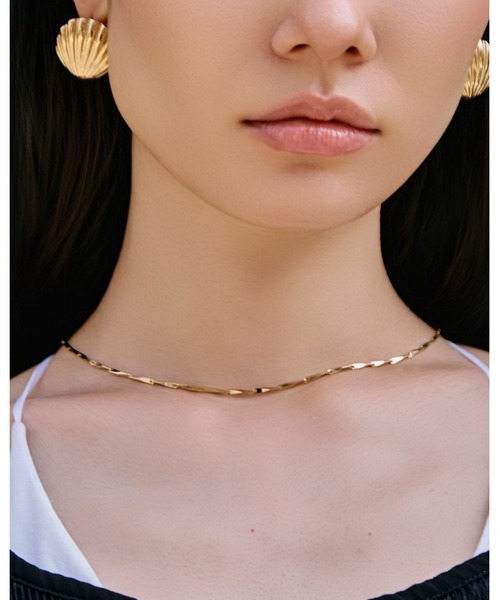 kiehtova(キエトヴァ)の「FINA CHAIN NECKLACE/フィナ チェーン ネックレス(ネックレス・レディース・シルバー/ゴールド・FREE)」の1枚目の写真