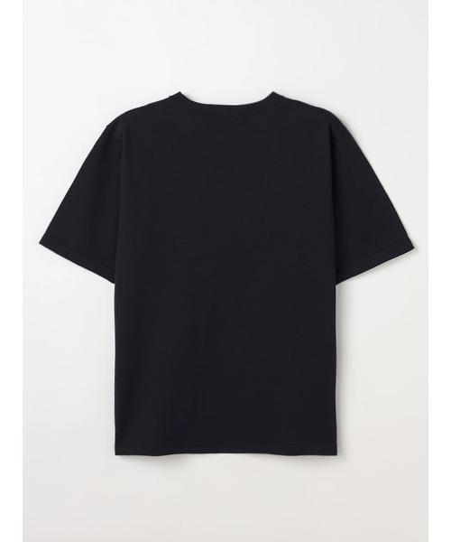TRANS CONTINENTS（トランスコンチネンツ）の「TRANS CONTINENTS　クルーネック半袖ニットTシャツ　ホワイト/ブラック/サックス/ネイビー（Tシャツ/カットソー・メンズ・ホワイト/ブラック/サックスブルー/ネイビー・L/LL/M）」の10枚目の写真