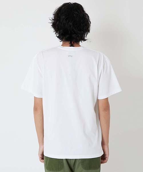 HOLLYWOOD RANCH MARKET（ハリウッドランチマーケット）の「I LEFT MY HEART HRM ショートスリーブTシャツ（Tシャツ/カットソー・メンズ・ホワイト/ネイビー・L/M/S/XL）」の5枚目の写真