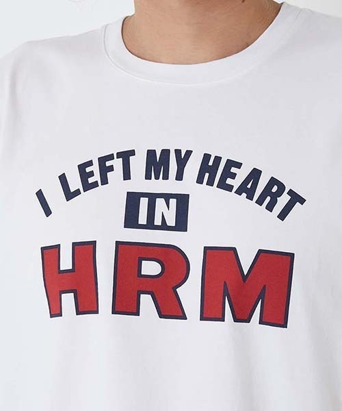 HOLLYWOOD RANCH MARKET（ハリウッドランチマーケット）の「I LEFT MY HEART HRM ショートスリーブTシャツ（Tシャツ/カットソー・メンズ・ホワイト/ネイビー・L/M/S/XL）」の6枚目の写真
