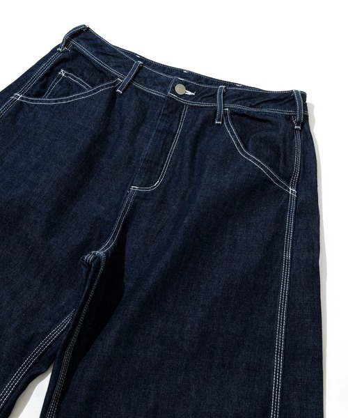 Universal Style Wear(ユニバーサルスタイルウェア)の「Universal Style Wear/ユニバーサルスタイルウェア Curve painter pants(その他パンツ・メンズ・ホワイト/ダークインディゴブルー・LARGE/X-LARGE/MEDIUM)」の3枚目の写真