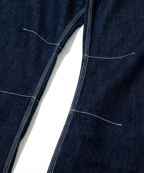Universal Style Wear(ユニバーサルスタイルウェア)の「Universal Style Wear/ユニバーサルスタイルウェア Curve painter pants(その他パンツ・メンズ・ホワイト/ダークインディゴブルー・LARGE/X-LARGE/MEDIUM)」の6枚目の写真