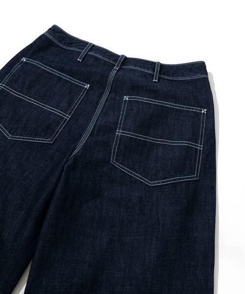 Universal Style Wear(ユニバーサルスタイルウェア)の「Universal Style Wear/ユニバーサルスタイルウェア Curve painter pants(その他パンツ・メンズ・ホワイト/ダークインディゴブルー・LARGE/X-LARGE/MEDIUM)」の11枚目の写真
