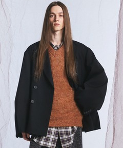 WOOL GABARDINE SPENCER JACKET（テーラードジャケット）｜JOHN