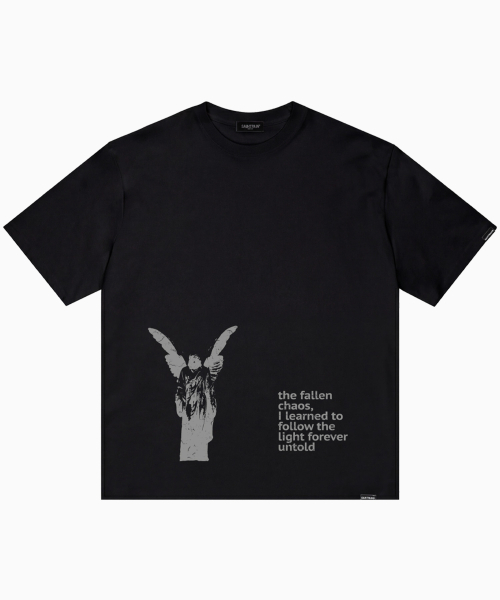 SAINTPAIN(セイントペイン)の「SP パラノイド 半袖Tシャツ ブラック(Tシャツ/カットソー・レディース・その他・MEDIUM/LARGE)」の1枚目の写真