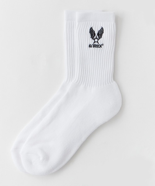 AVIREX(アヴィレックス)の「AVIREX/アビレックス Air Force Embroidery SOCKS エアフォース 刺繍 ソックス 靴下 3足組 3足セット クルー丈ソックス メンズ 2026年 夏 夏服(ソックス/靴下・メンズ・マルチ・25-27)」の11枚目の写真
