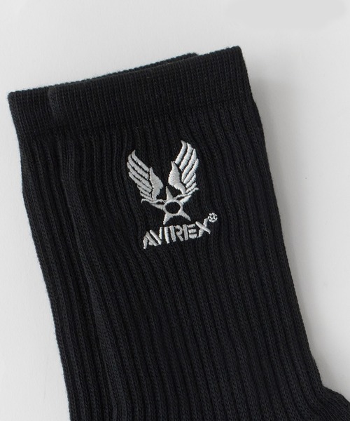 AVIREX(アヴィレックス)の「AVIREX/アビレックス Air Force Embroidery SOCKS エアフォース 刺繍 ソックス 靴下 3足組 3足セット クルー丈ソックス メンズ 2026年 夏 夏服(ソックス/靴下・メンズ・マルチ・25-27)」の16枚目の写真