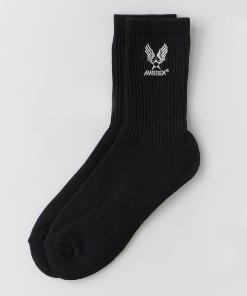 AVIREX(アヴィレックス)の「AVIREX/アビレックス Air Force Embroidery SOCKS エアフォース 刺繍 ソックス 靴下 3足組 3足セット クルー丈ソックス メンズ 2026年 夏 夏服(ソックス/靴下・メンズ・マルチ・25-27)」の15枚目の写真