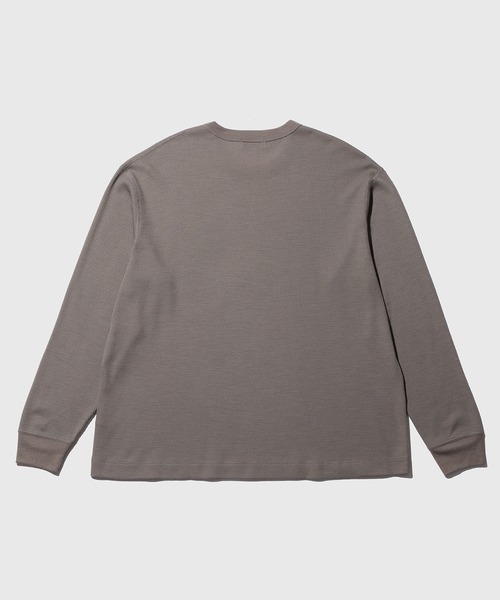 ADAM ET ROPE'(アダムエロペ)の「NIKKE ワッフルロンTEE(Tシャツ/カットソー・メンズ・ベージュ/ブラック・L/M)」の8枚目の写真