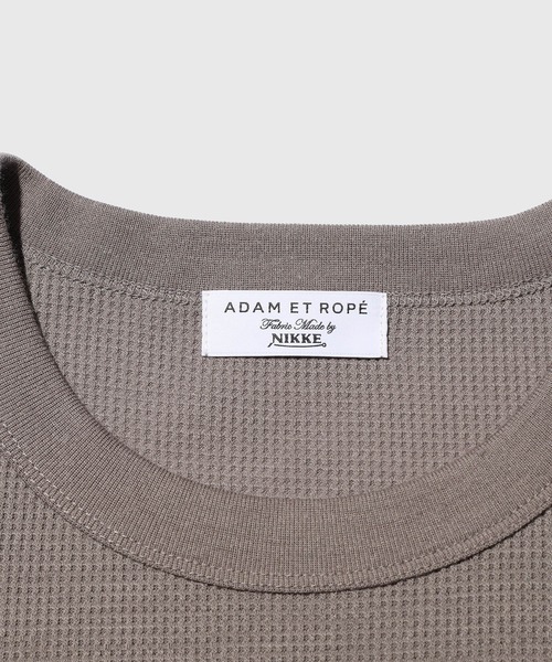 ADAM ET ROPE'(アダムエロペ)の「NIKKE ワッフルロンTEE(Tシャツ/カットソー・メンズ・ベージュ/ブラック・L/M)」の11枚目の写真